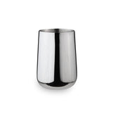 Designer Chrome Stainless Steel Drinking Glass Set Of 2 - Deco Series | Convenient Water Glasses - Multipurpose Designer Tumbler | Serve Ware & Tableware